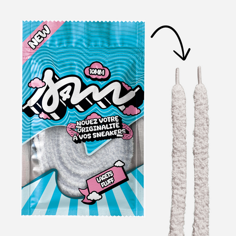 FLUFFY 10MM BLANC