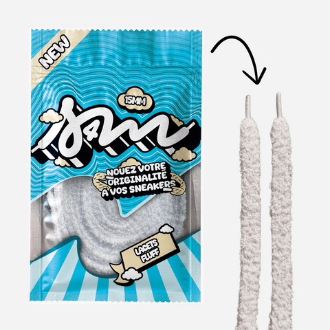 FLUFFY 15MM BLANC