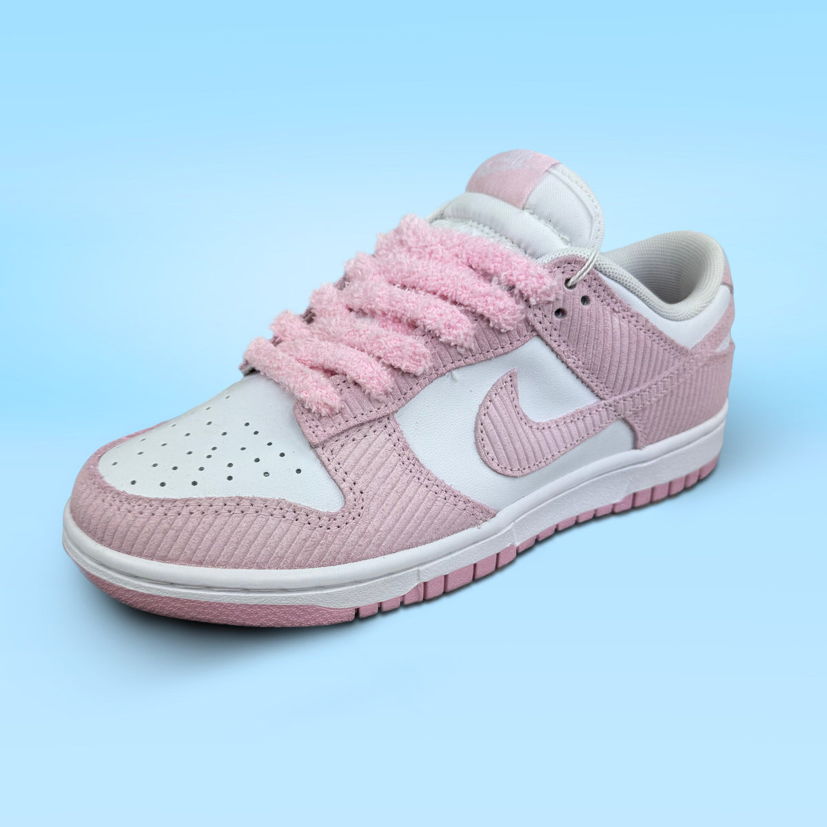 LACETS FLUFFY SLIM ROSE