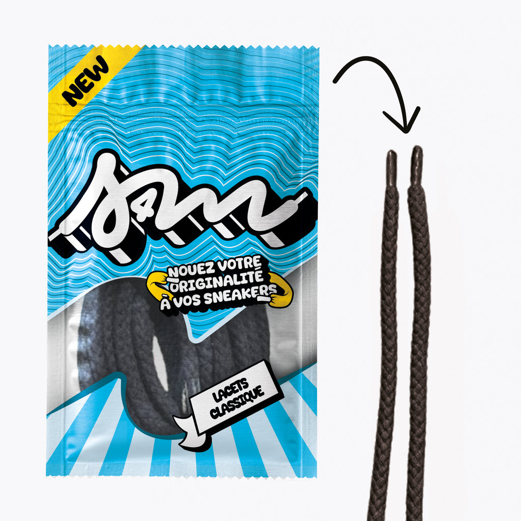 LACETS CORDE NOIR