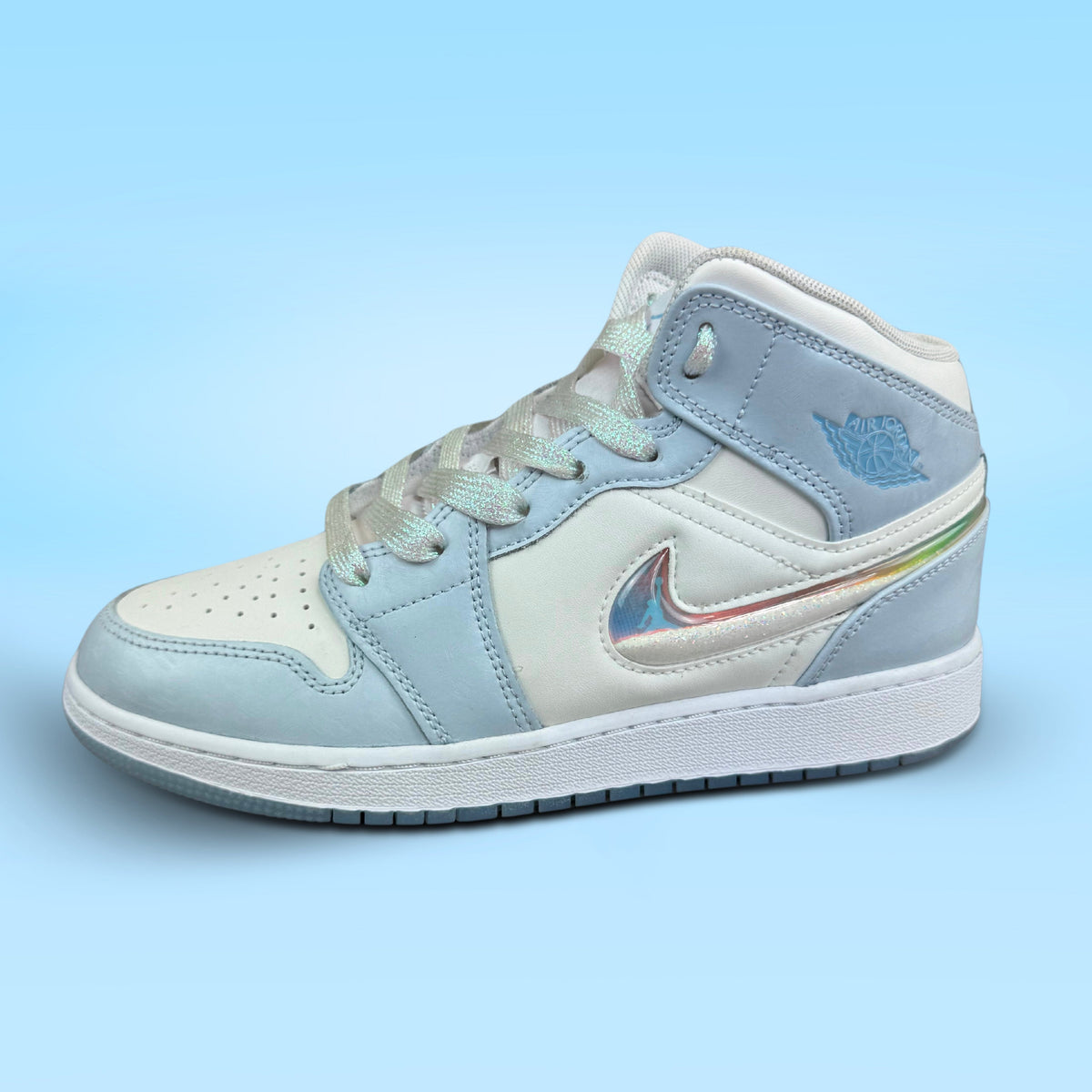 LACETS PAILLETTÉ BLANC