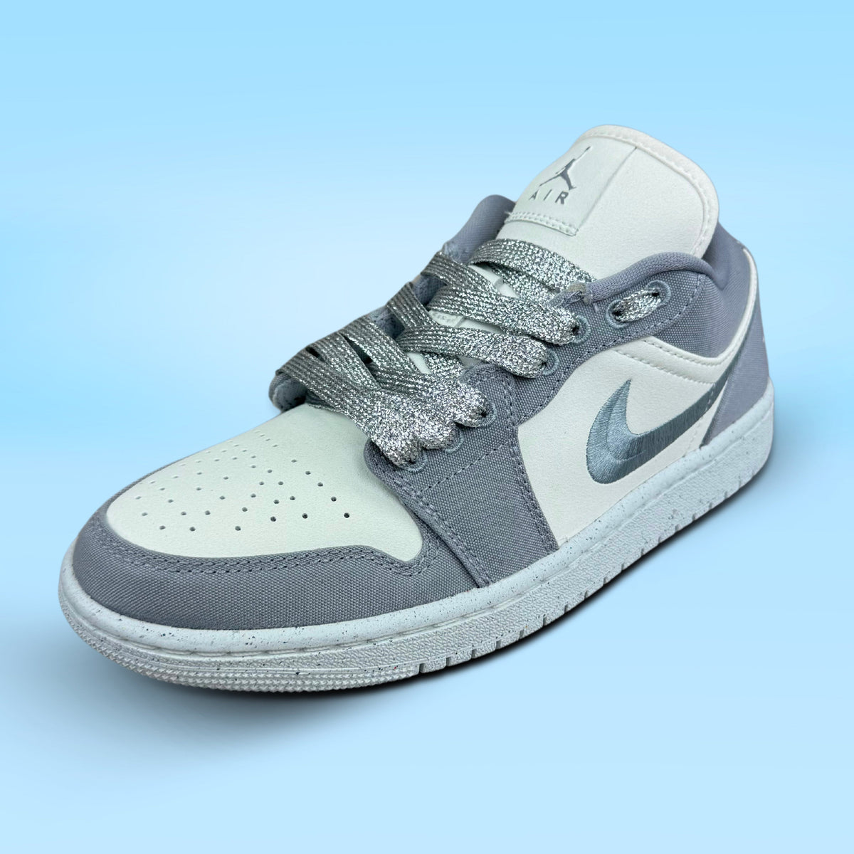 LACETS PAILLETTÉ ARGENTÉ