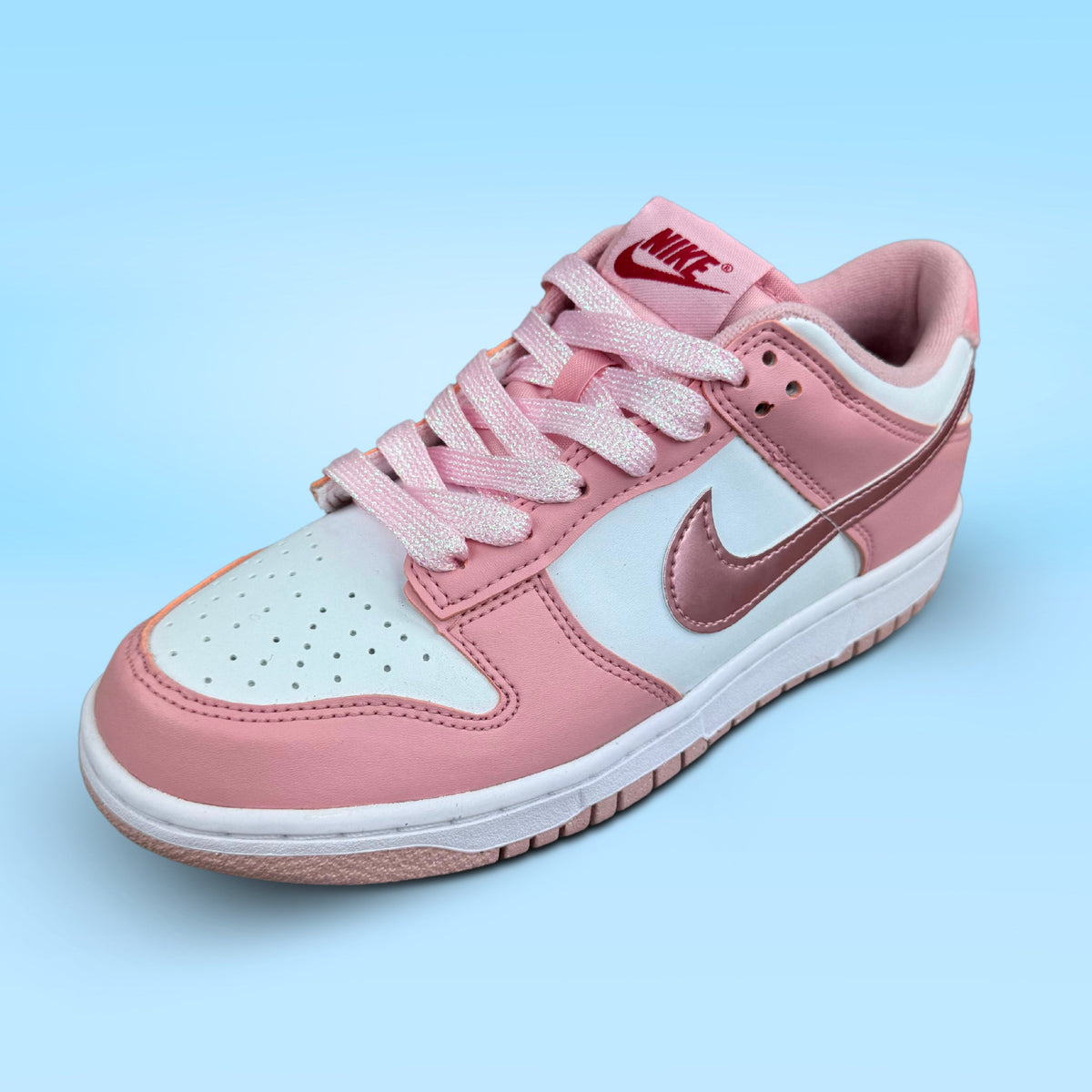 LACETS PAILLETTÉ ROSE PALE