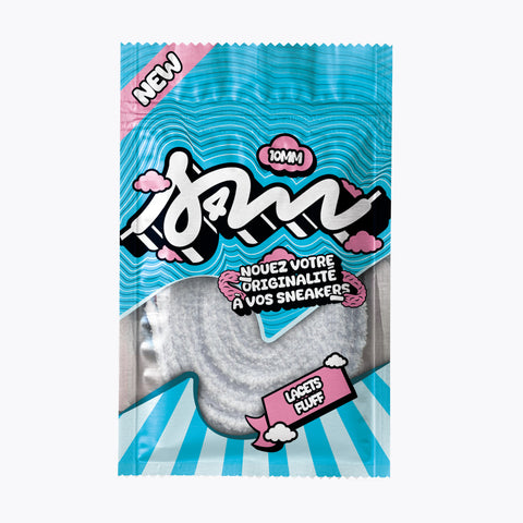 FLUFFY 10MM BLANC
