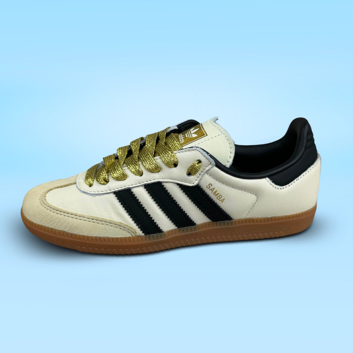 LACETS PAILLETTÉ OR