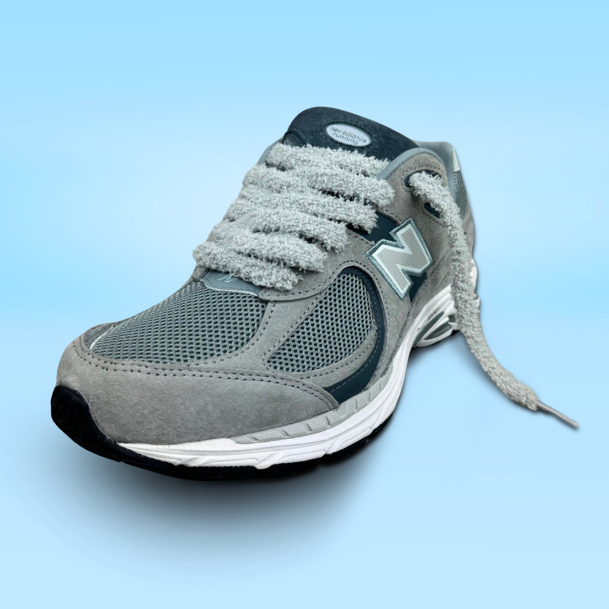 LACETS FLUFFY SLIM GRIS