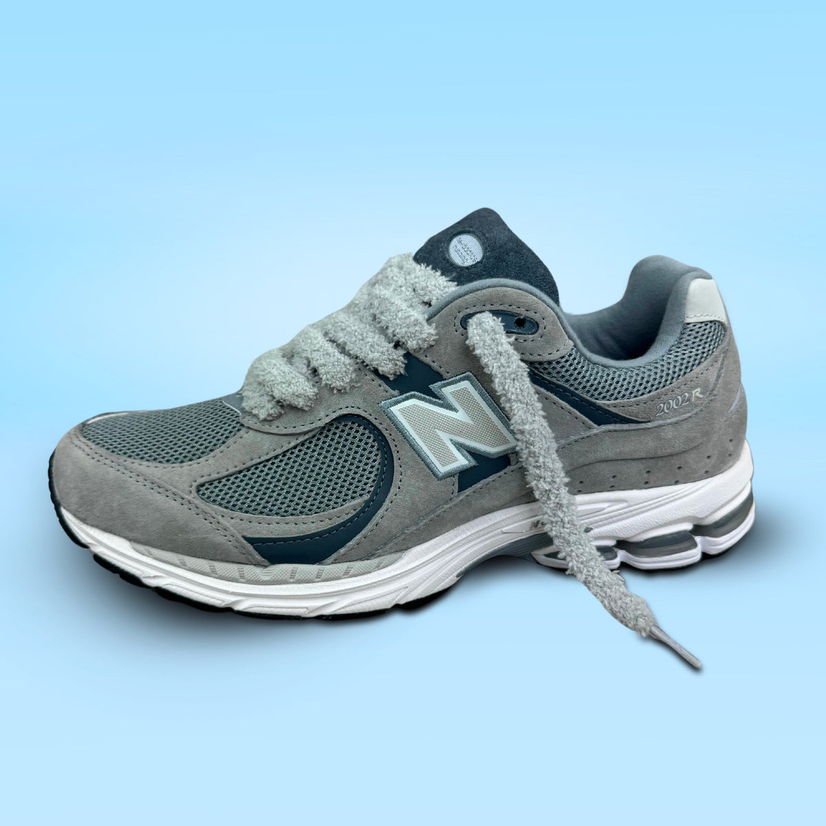 LACETS FLUFFY SLIM GRIS