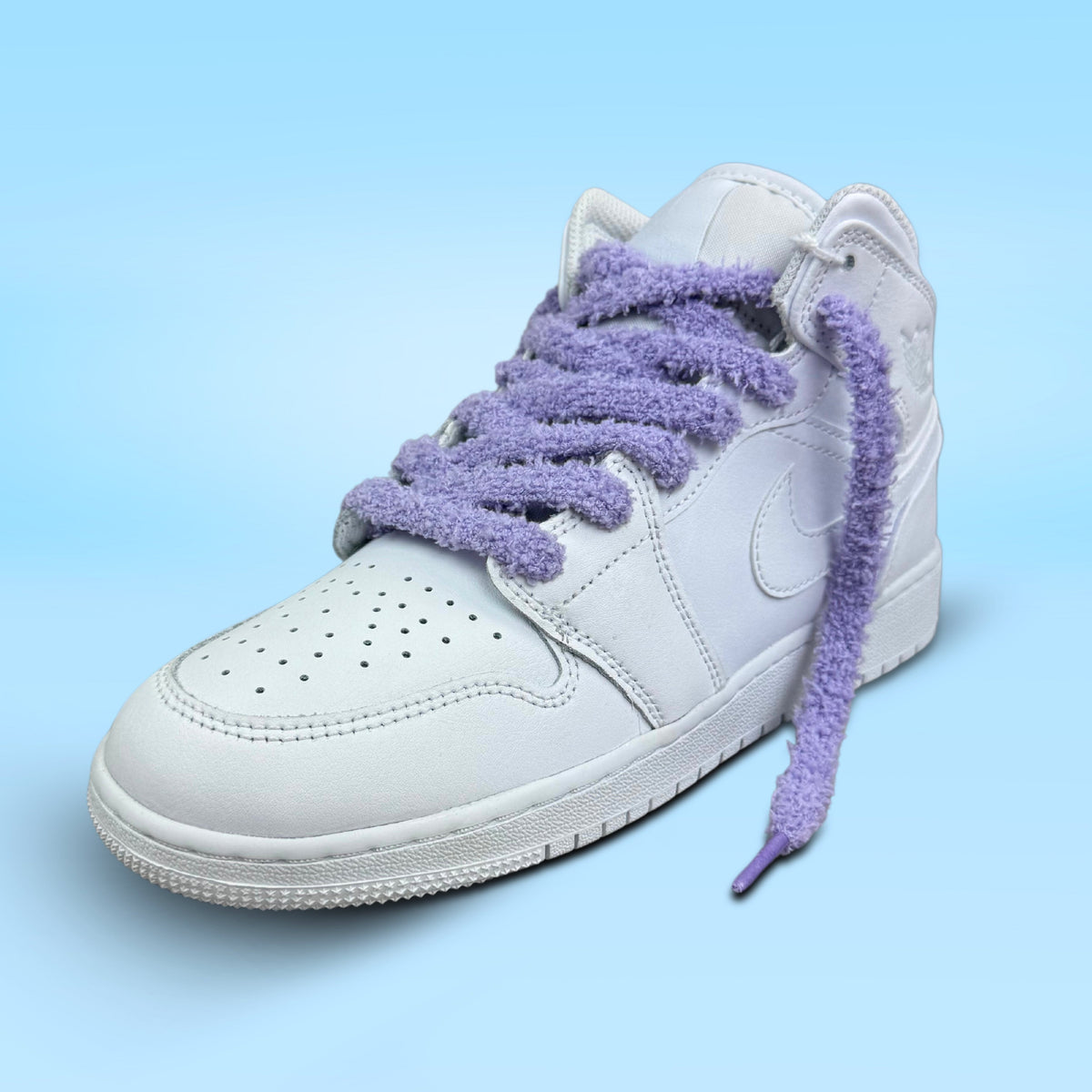 LACETS FLUFFY SLIM VIOLET