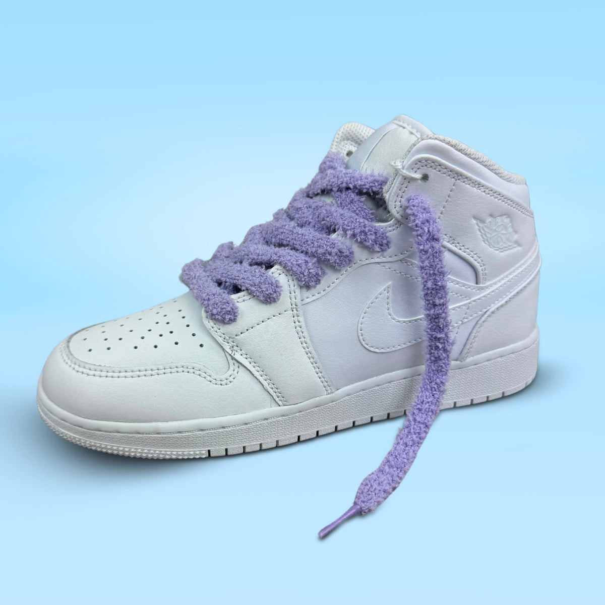 LACETS FLUFFY SLIM VIOLET