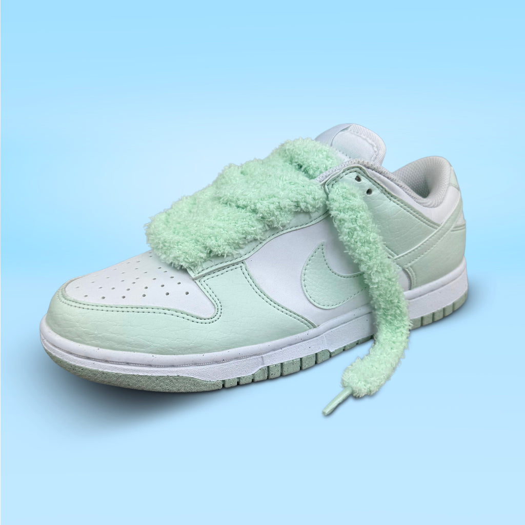 LACETS FLUFFY LARGE VERT