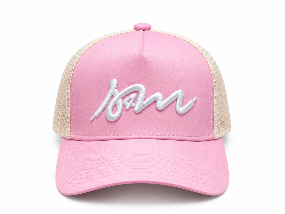 Pack Never Give Up Rose — Casquette et Lacets Fluffy
