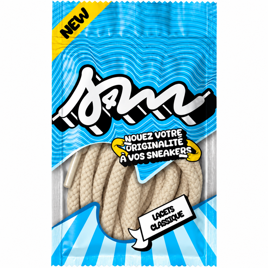 LACETS CORDE BEIGE
