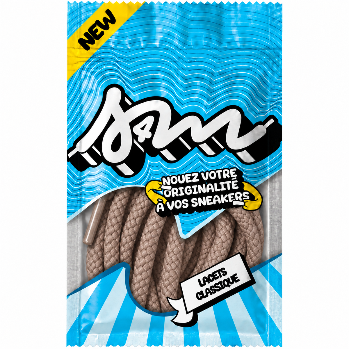 LACETS CORDE MARRON