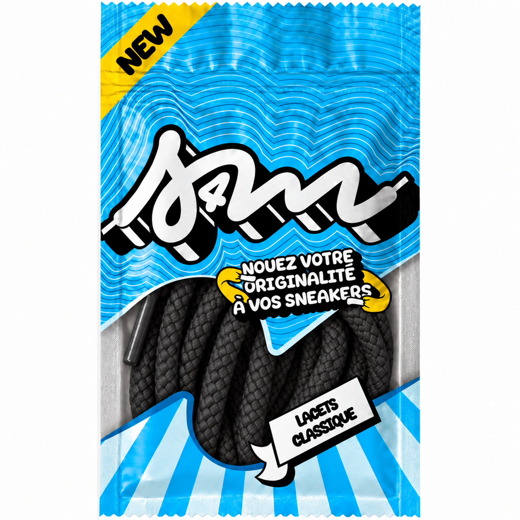 LACETS CORDE NOIR