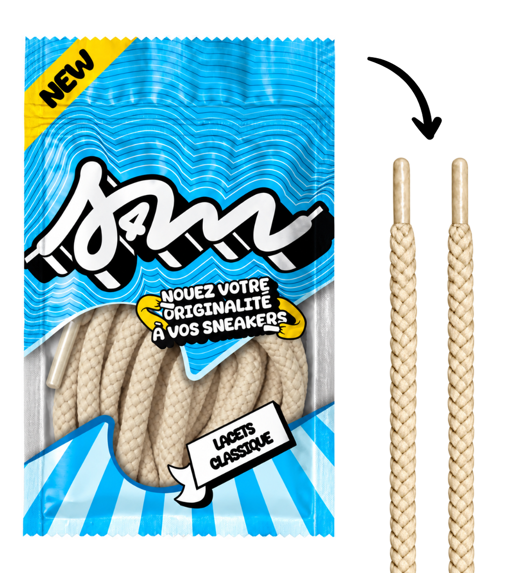 LACETS CORDE BEIGE