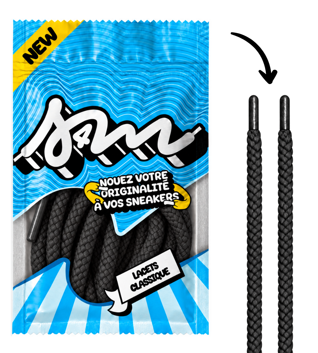 LACETS CORDE NOIR